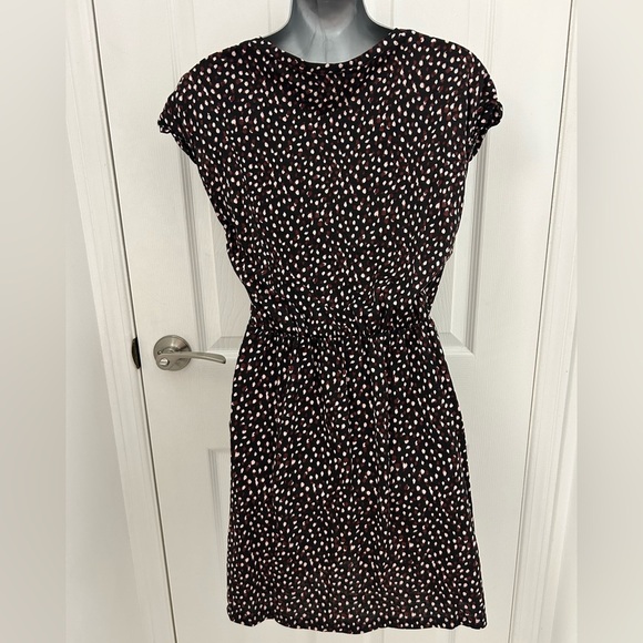 H&M Cotton-Blend, Patterned Dress with Elastic Waist, Sz US Small - Picture 4 of 6
